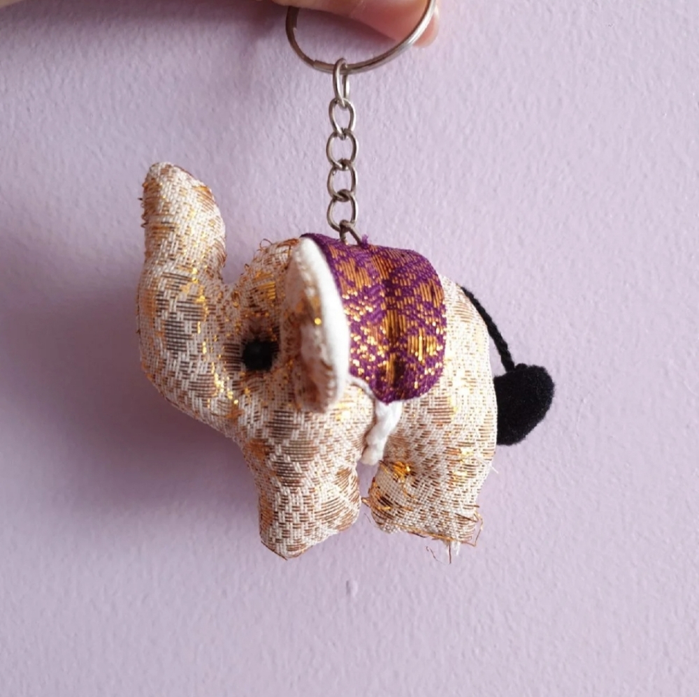 Thailand elephant keychain